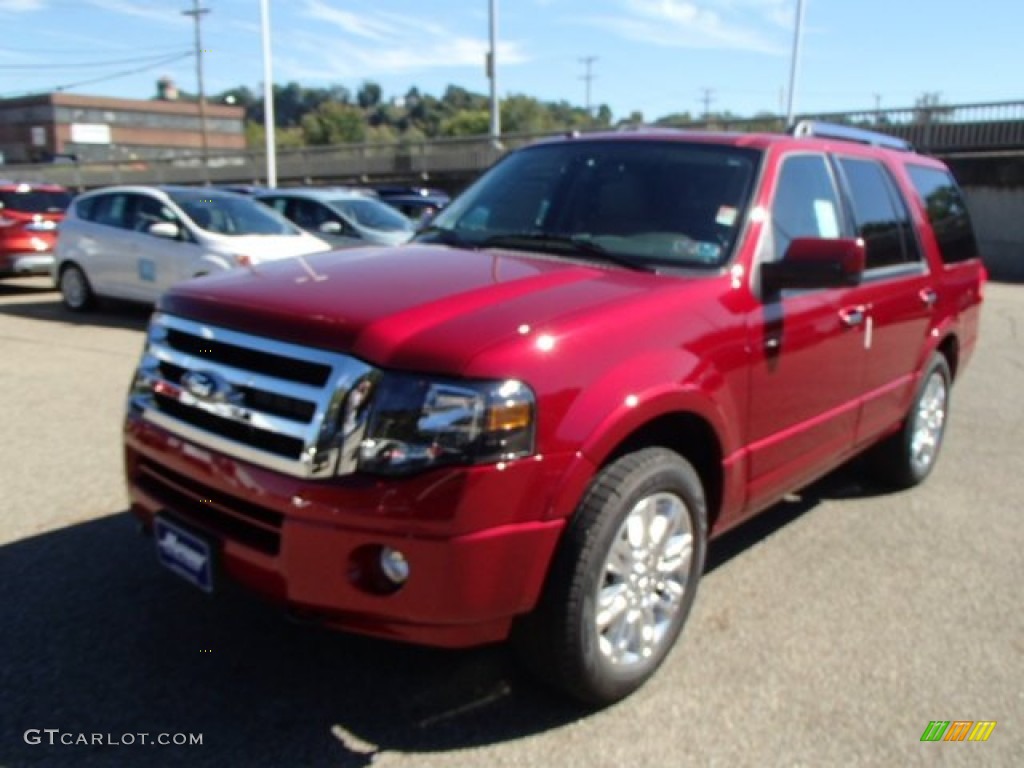 2014 Expedition Limited 4x4 - Ruby Red / Stone photo #4