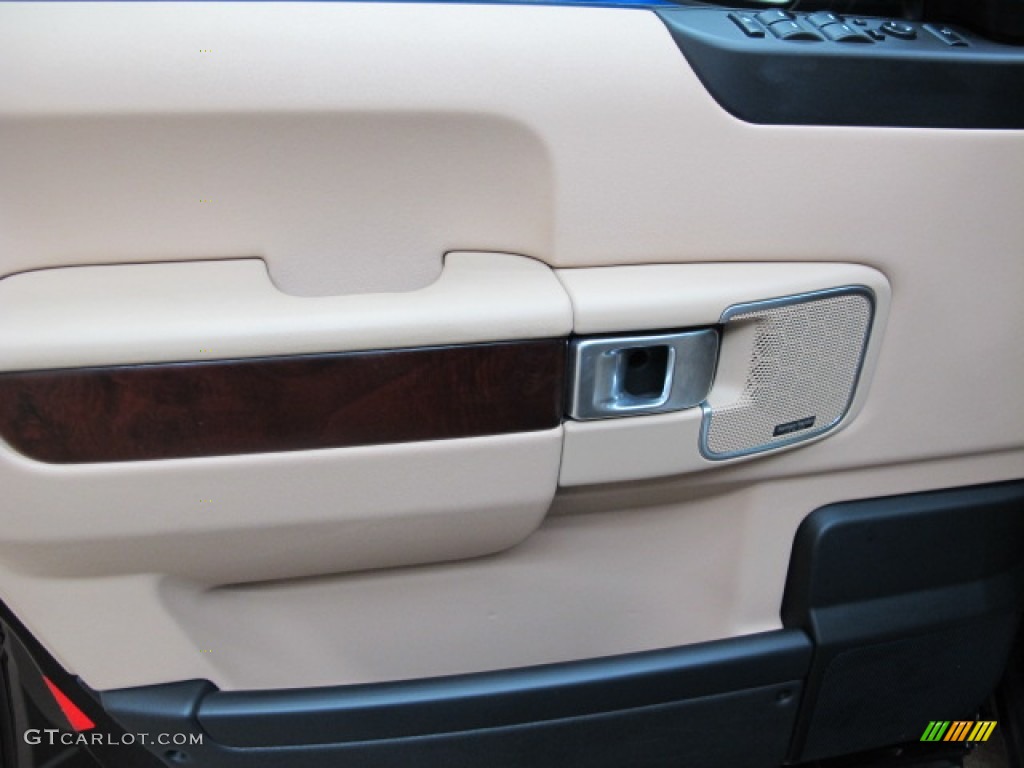 2008 Range Rover V8 HSE - Java Black Pearlescent / Sand photo #45