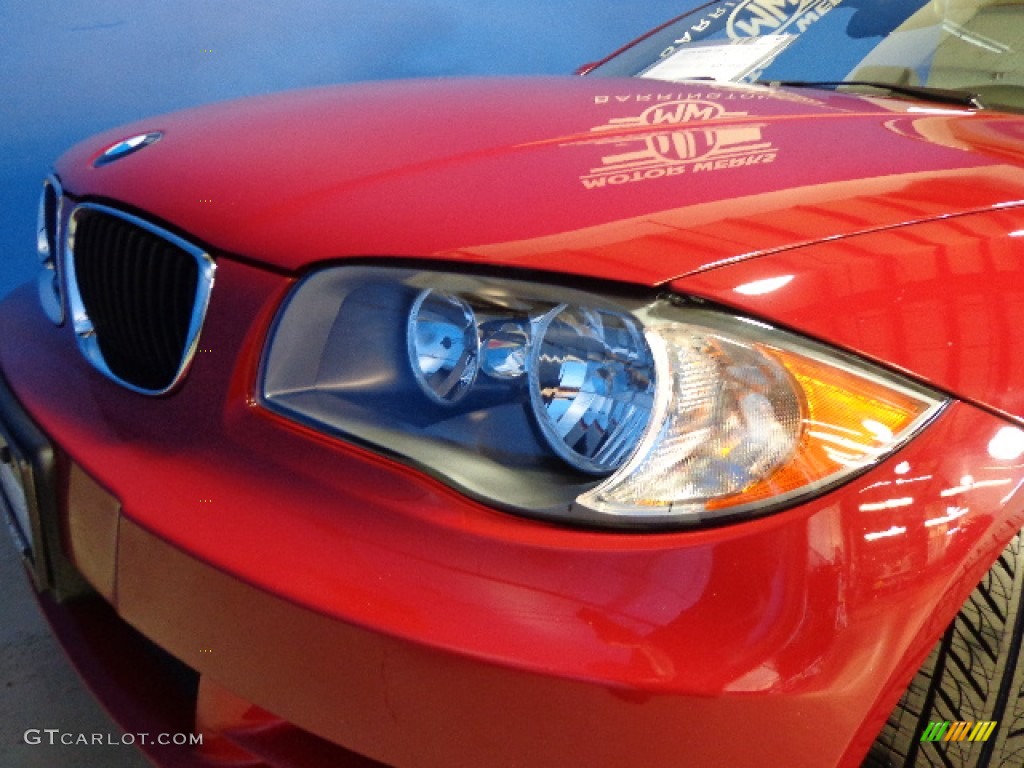 2009 1 Series 128i Convertible - Crimson Red / Black photo #3
