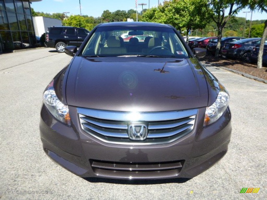 2011 Accord EX Sedan - Dark Amber Metallic / Ivory photo #8