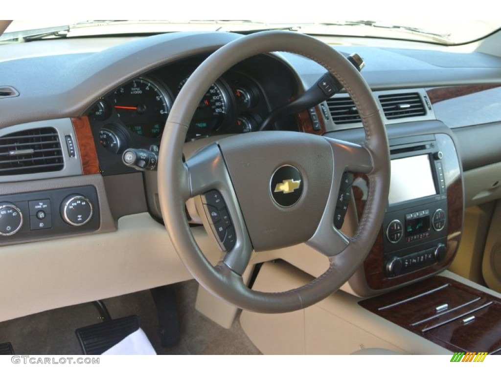 2012 Suburban LTZ 4x4 - White Diamond Tricoat / Light Cashmere/Dark Cashmere photo #29