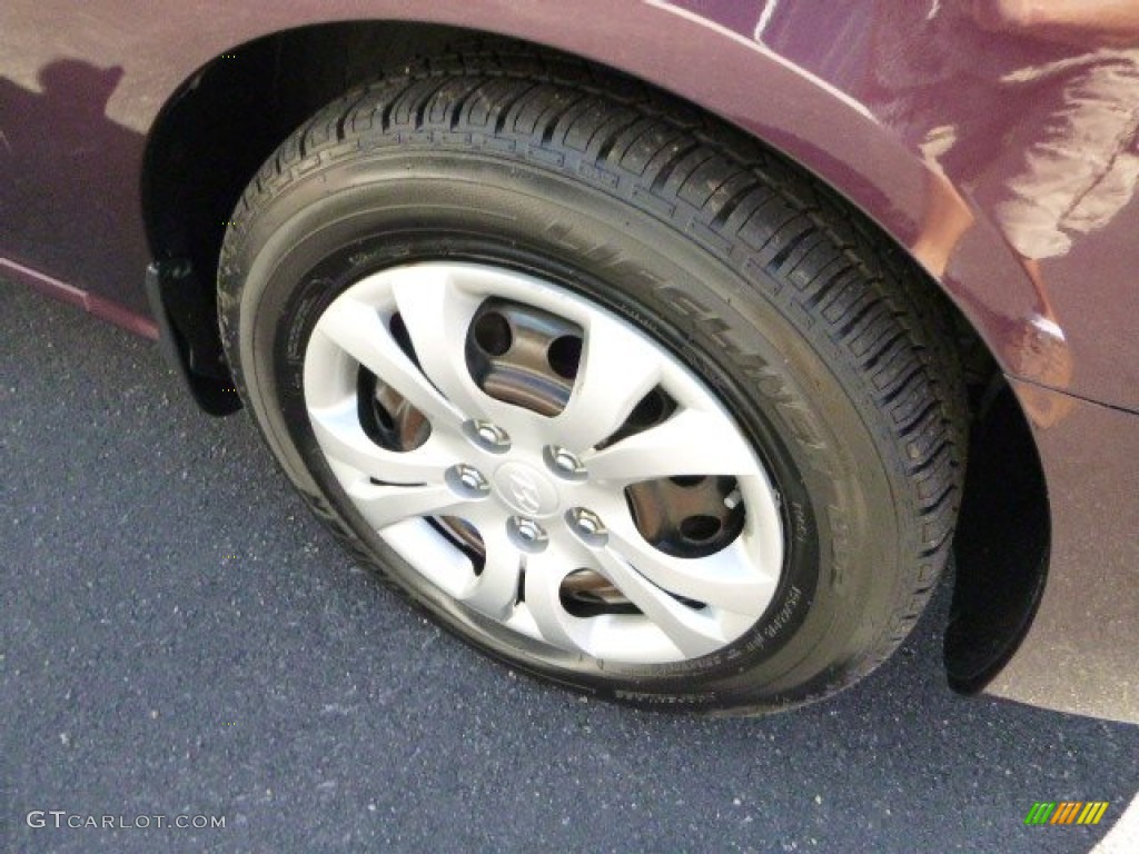 2009 Elantra GLS Sedan - Purple Rain / Beige photo #9