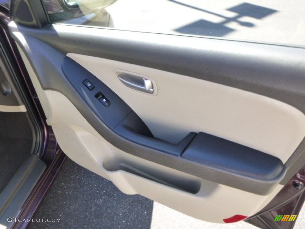 2009 Elantra GLS Sedan - Purple Rain / Beige photo #12