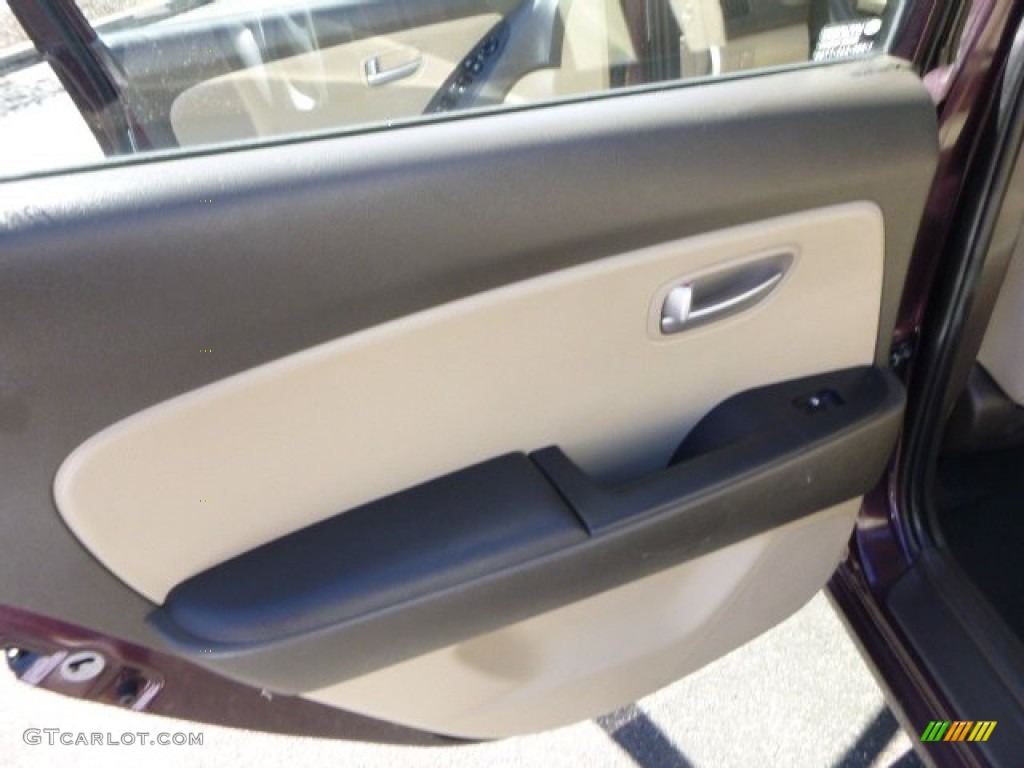 2009 Elantra GLS Sedan - Purple Rain / Beige photo #18