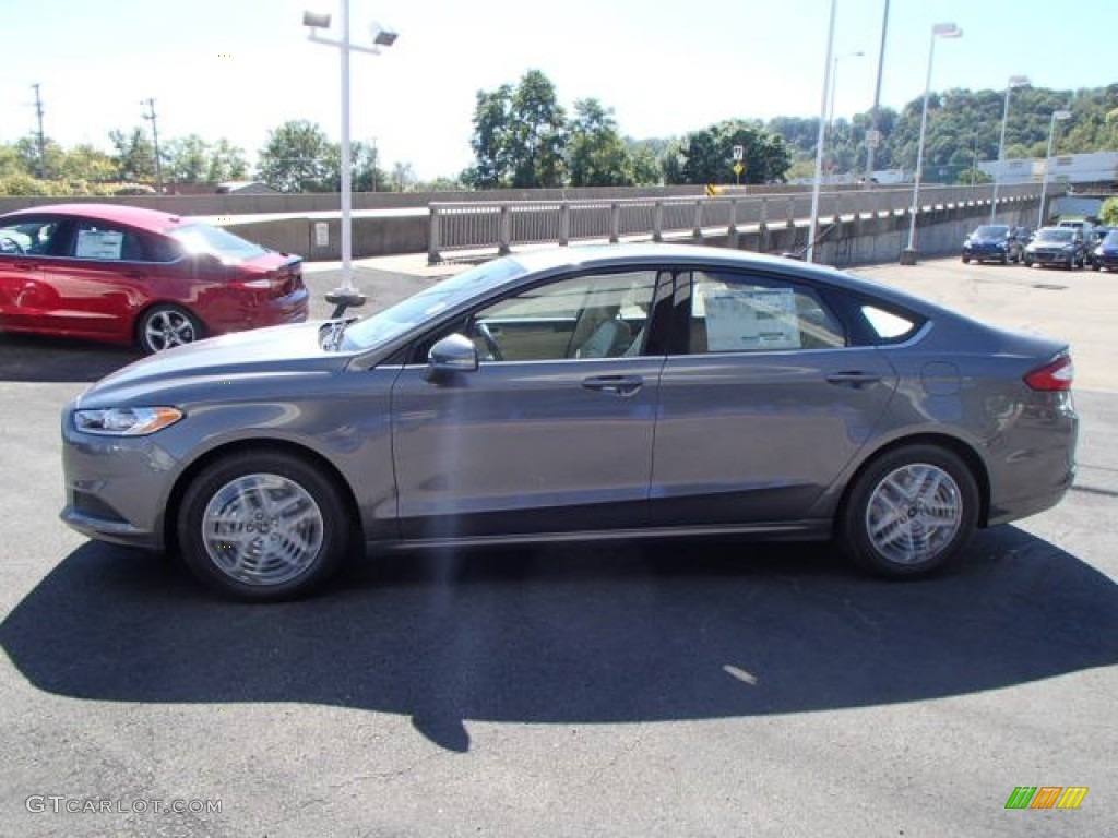 2014 Fusion SE - Sterling Gray / Dune photo #5