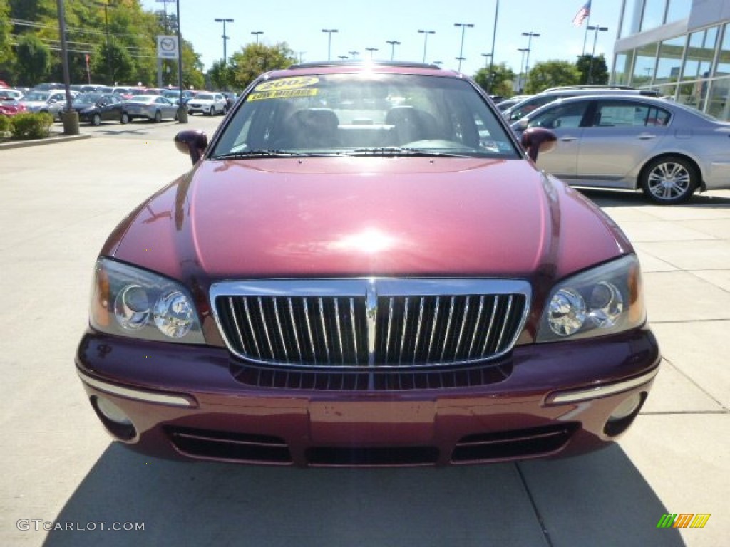 2002 XG350 L Sedan - Bordeaux Red Metallic / Beige photo #7