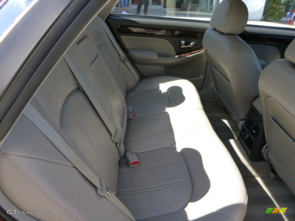 2002 XG350 L Sedan - Bordeaux Red Metallic / Beige photo #14