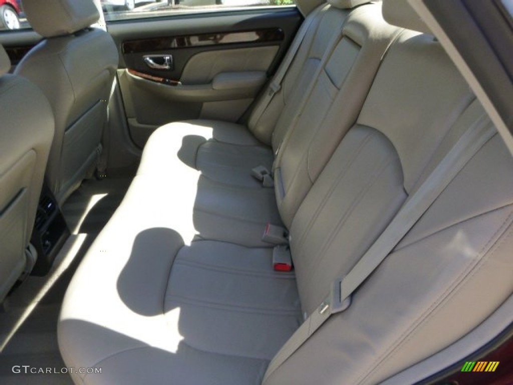 2002 XG350 L Sedan - Bordeaux Red Metallic / Beige photo #16