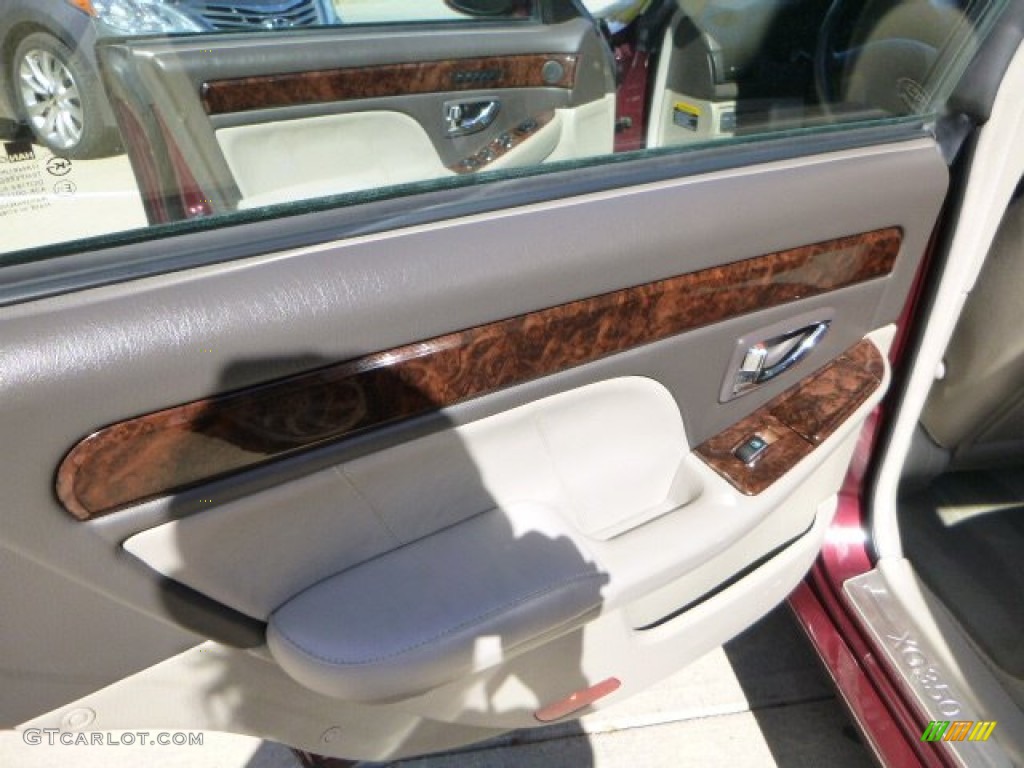 2002 XG350 L Sedan - Bordeaux Red Metallic / Beige photo #18