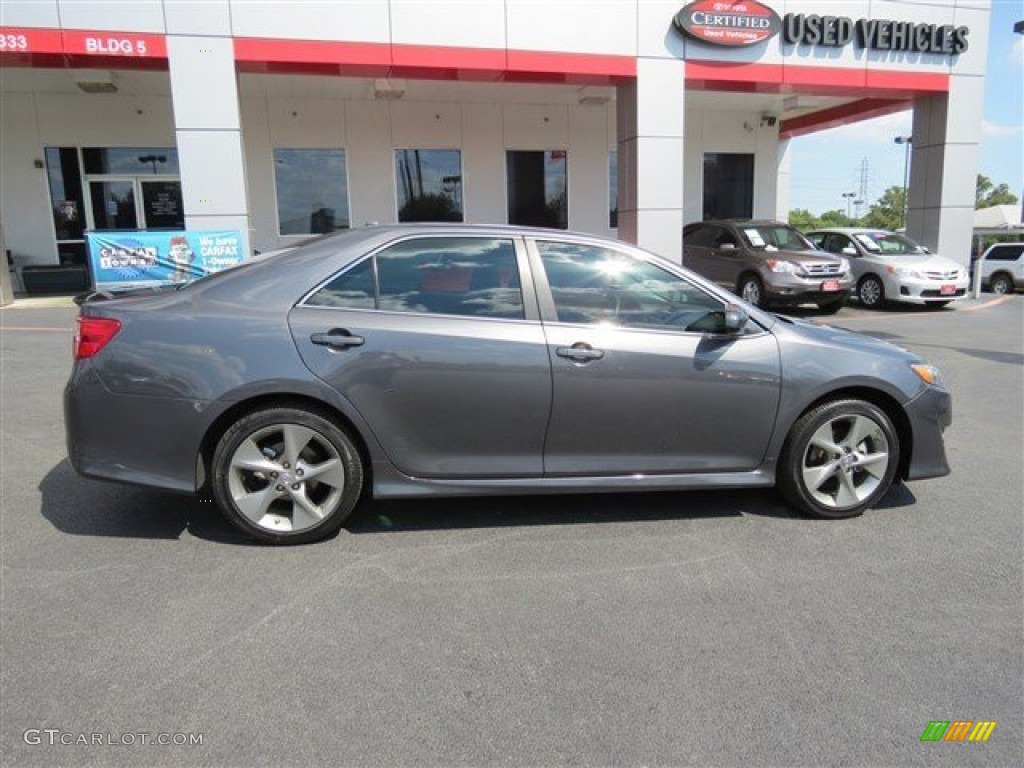 2012 Camry SE V6 - Magnetic Gray Metallic / Black/Ash photo #8