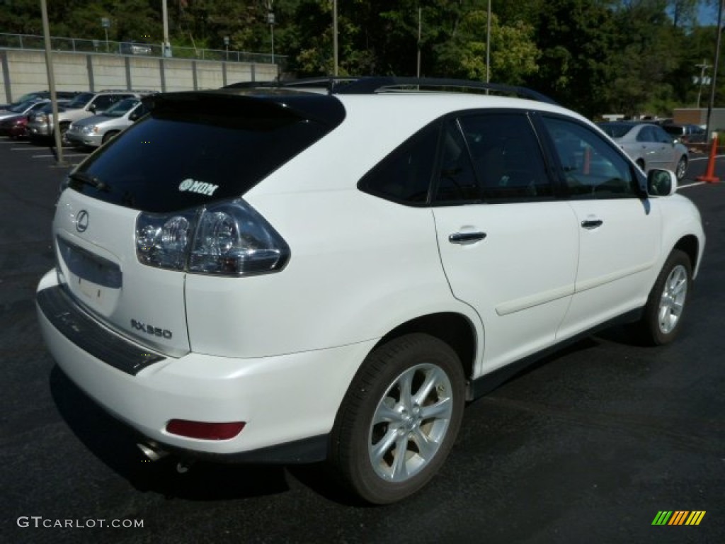 2009 RX 350 AWD - Crystal White Mica / Parchment photo #11