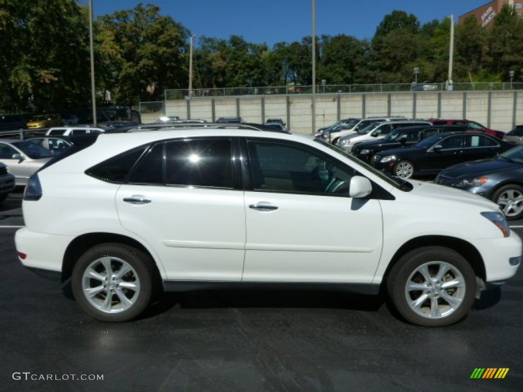 2009 RX 350 AWD - Crystal White Mica / Parchment photo #12