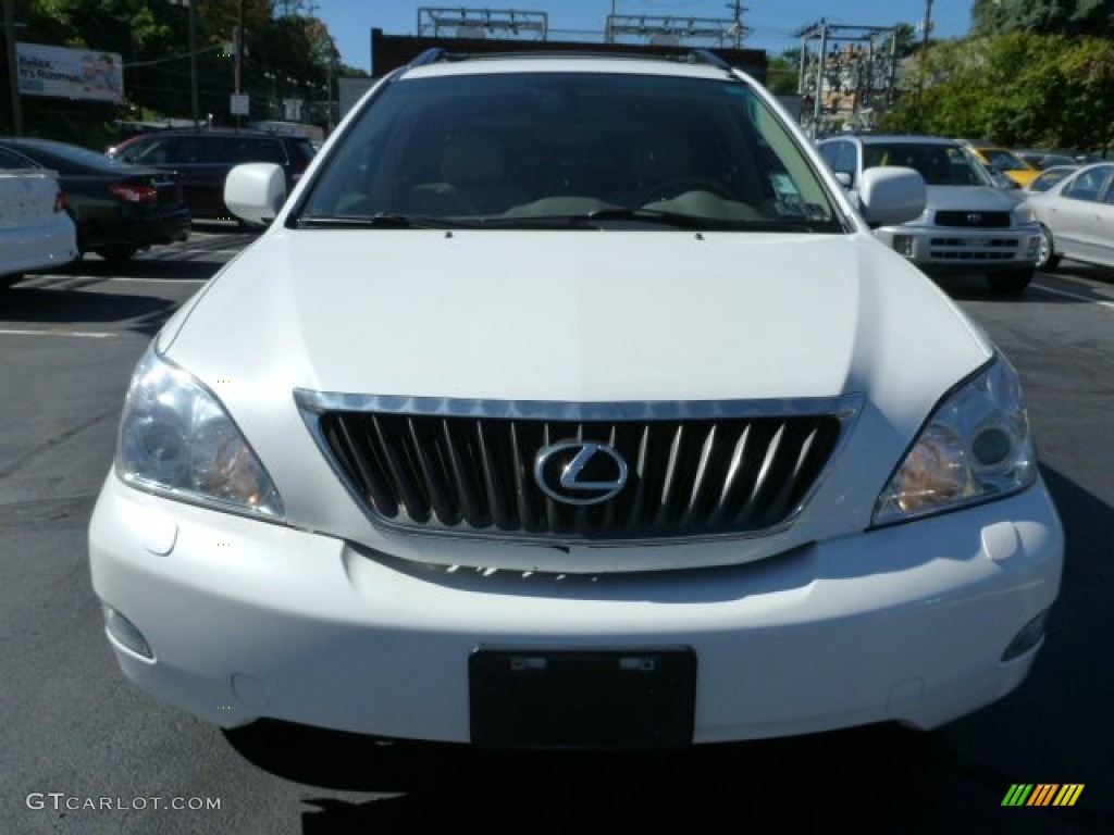 2009 RX 350 AWD - Crystal White Mica / Parchment photo #13