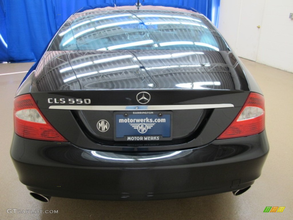 2008 CLS 550 - Black / Black photo #7