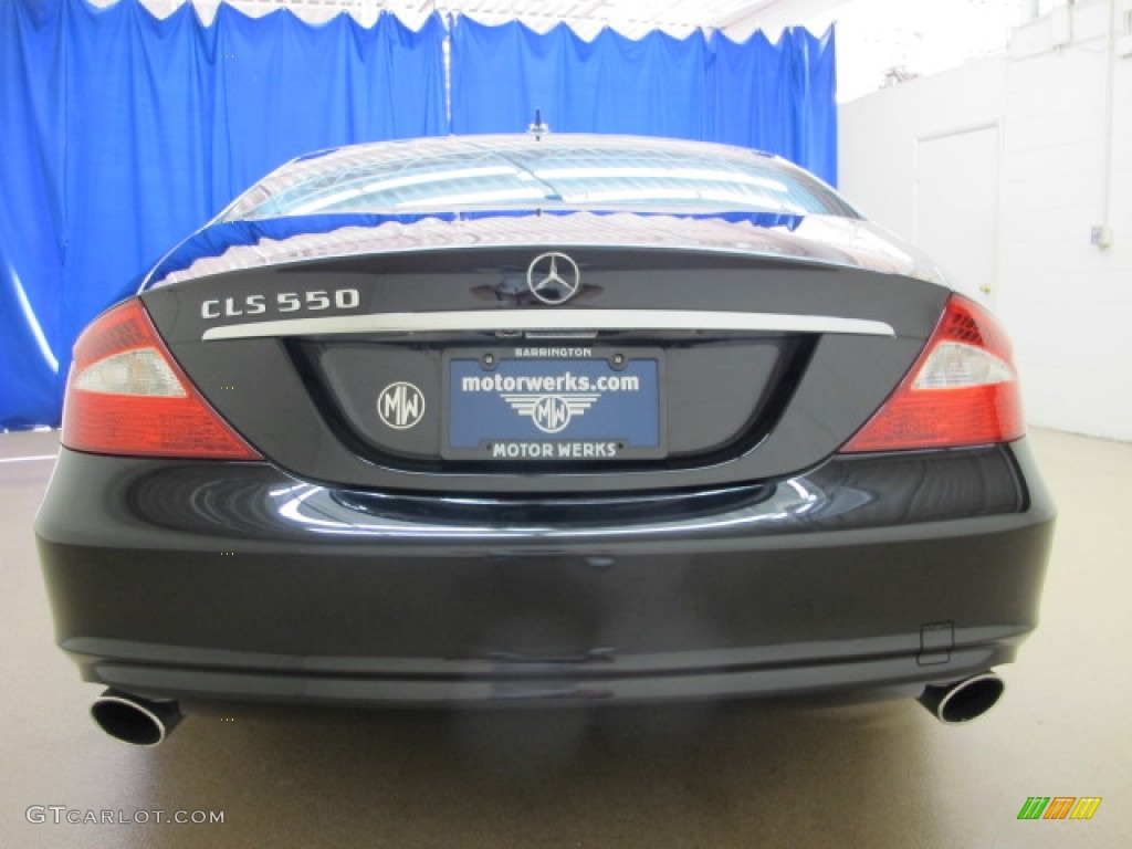 2008 CLS 550 - Black / Black photo #8