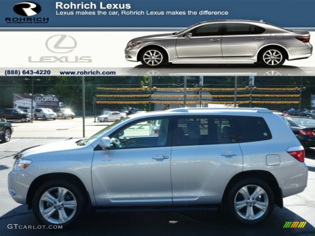 2010 Highlander Limited 4WD - Classic Silver Metallic / Ash photo #1