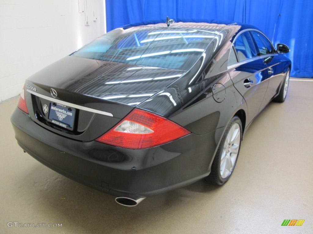 2008 CLS 550 - Black / Black photo #9