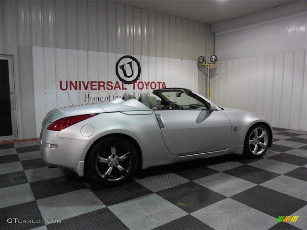 2006 350Z Touring Roadster - Silver Alloy Metallic / Frost Leather photo #7