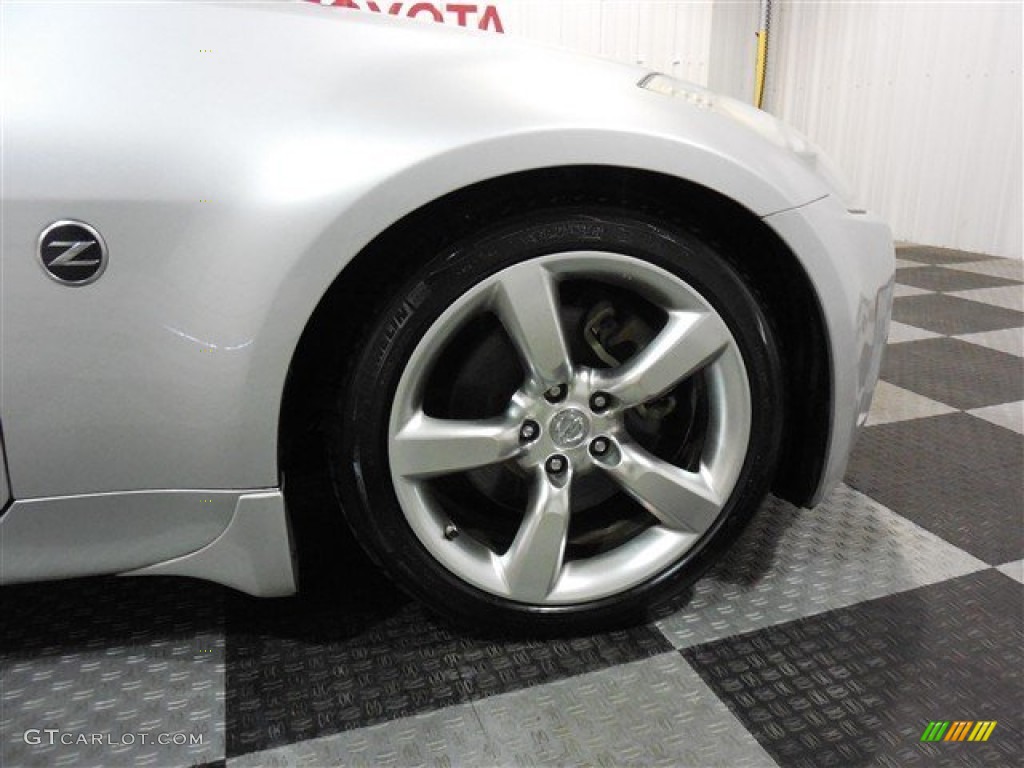 2006 350Z Touring Roadster - Silver Alloy Metallic / Frost Leather photo #8