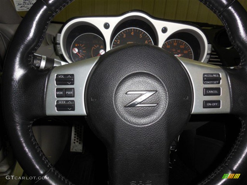 2006 350Z Touring Roadster - Silver Alloy Metallic / Frost Leather photo #16