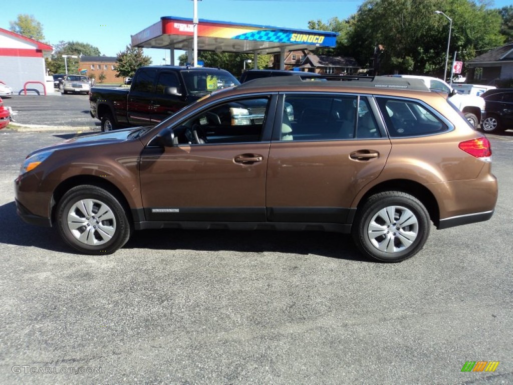 2011 Outback 2.5i Wagon - Caramel Bronze Pearl / Warm Ivory photo #1