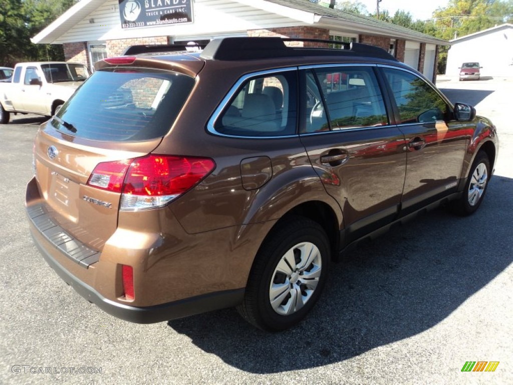 2011 Outback 2.5i Wagon - Caramel Bronze Pearl / Warm Ivory photo #3