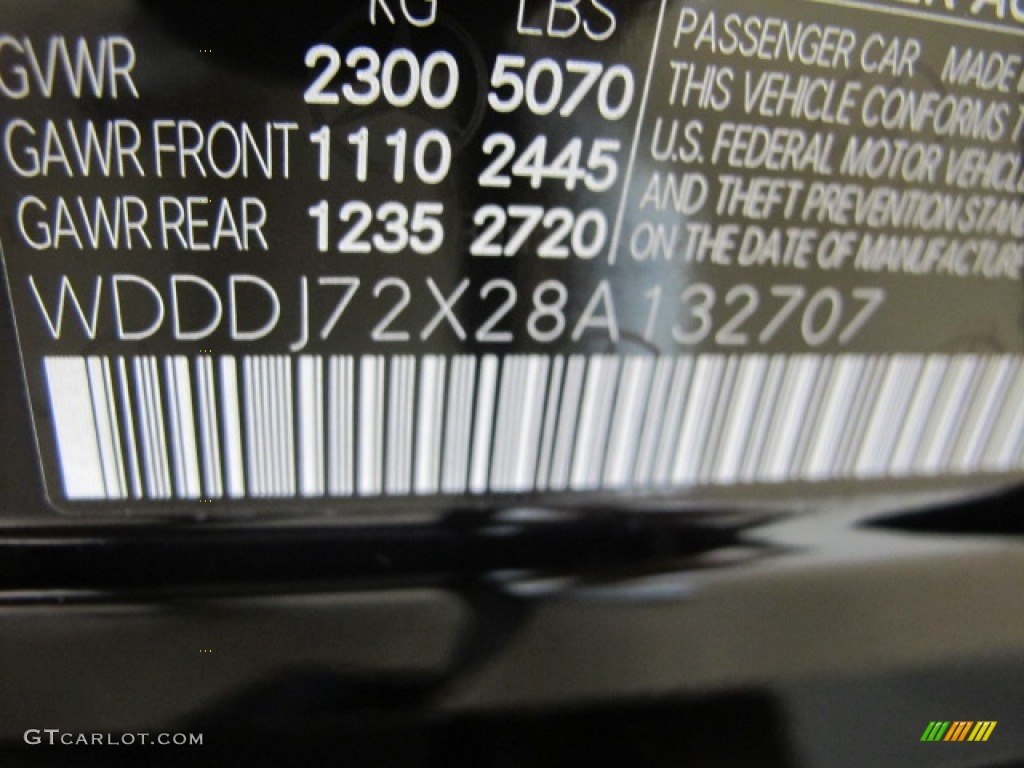 2008 CLS 550 - Black / Black photo #43