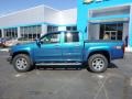 Aqua Blue Metallic - Colorado LT Crew Cab 4x4 Photo No. 2