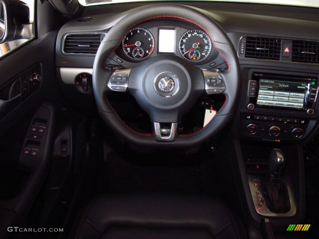 2014 Jetta GLI Autobahn - Deep Black Pearl Metallic / Titan Black photo #14