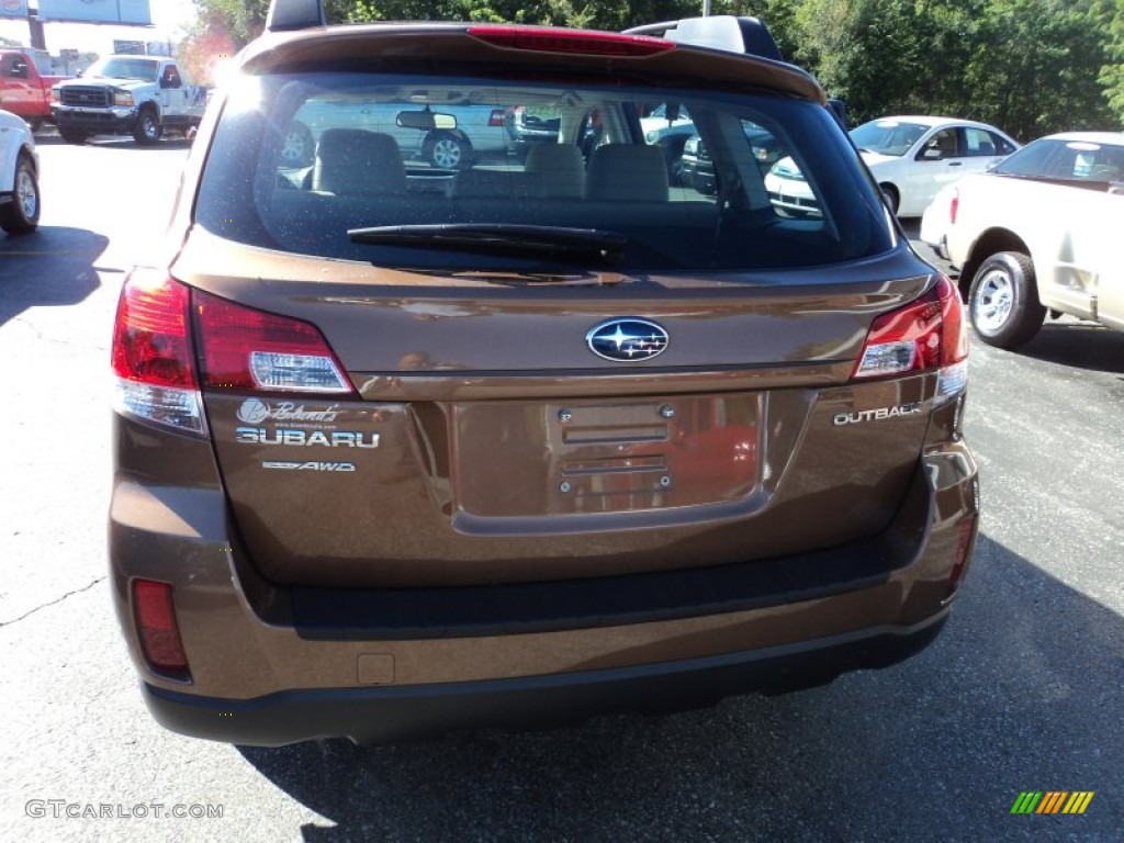 2011 Outback 2.5i Wagon - Caramel Bronze Pearl / Warm Ivory photo #27
