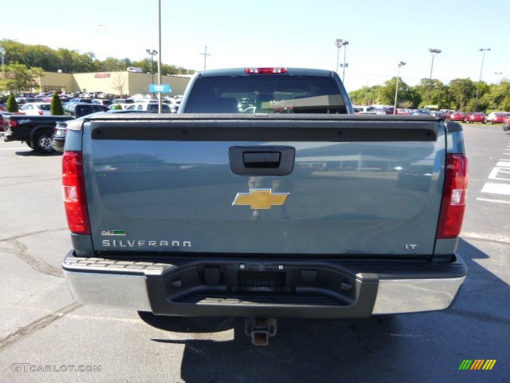 2010 Silverado 1500 LT Extended Cab 4x4 - Blue Granite Metallic / Ebony photo #4