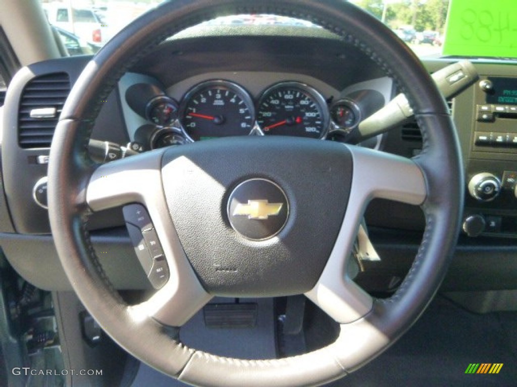 2010 Silverado 1500 LT Extended Cab 4x4 - Blue Granite Metallic / Ebony photo #17