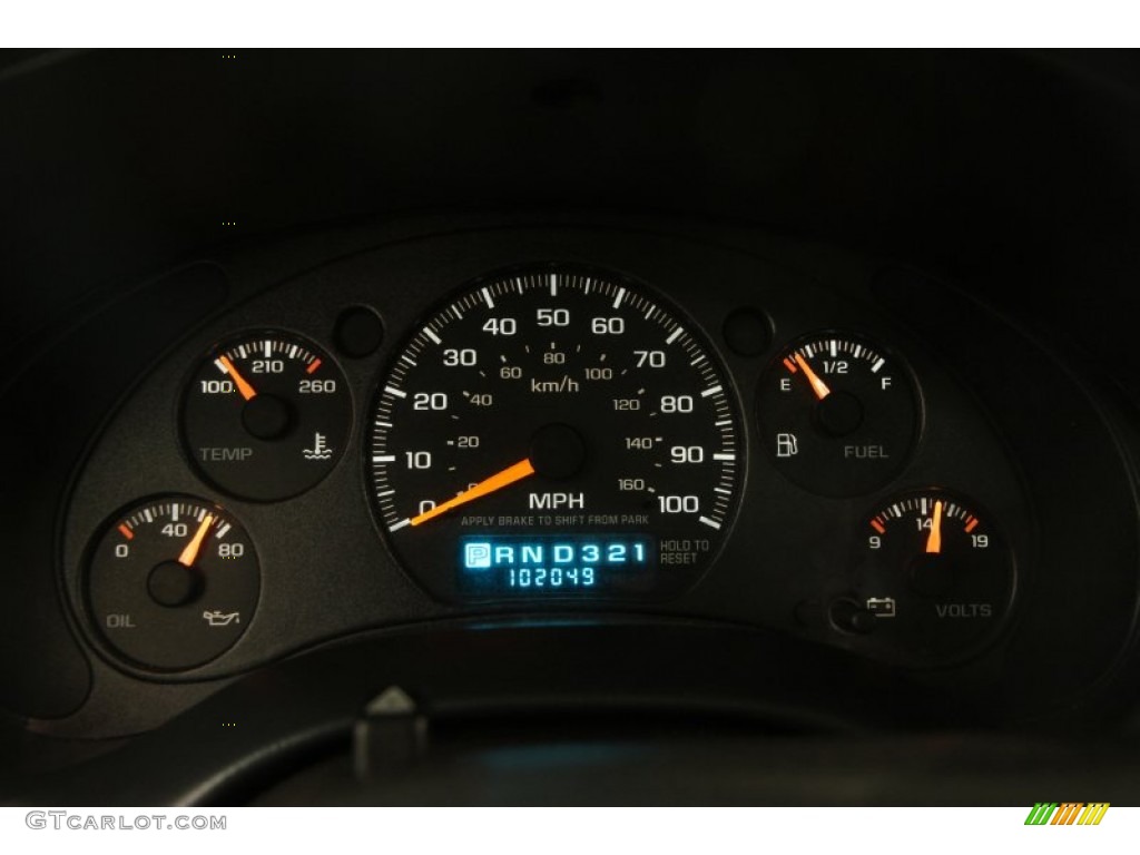 2000 Chevrolet S10 LS Extended Cab Gauges Photo #86190371