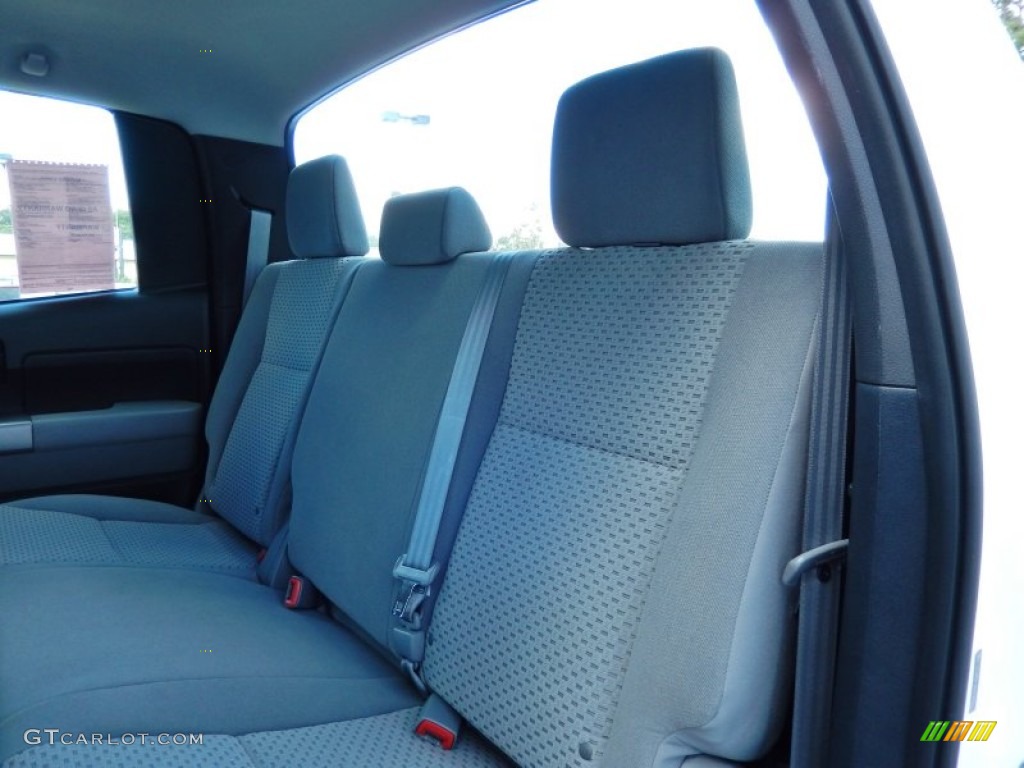 2010 Tundra Double Cab - Super White / Graphite Gray photo #16