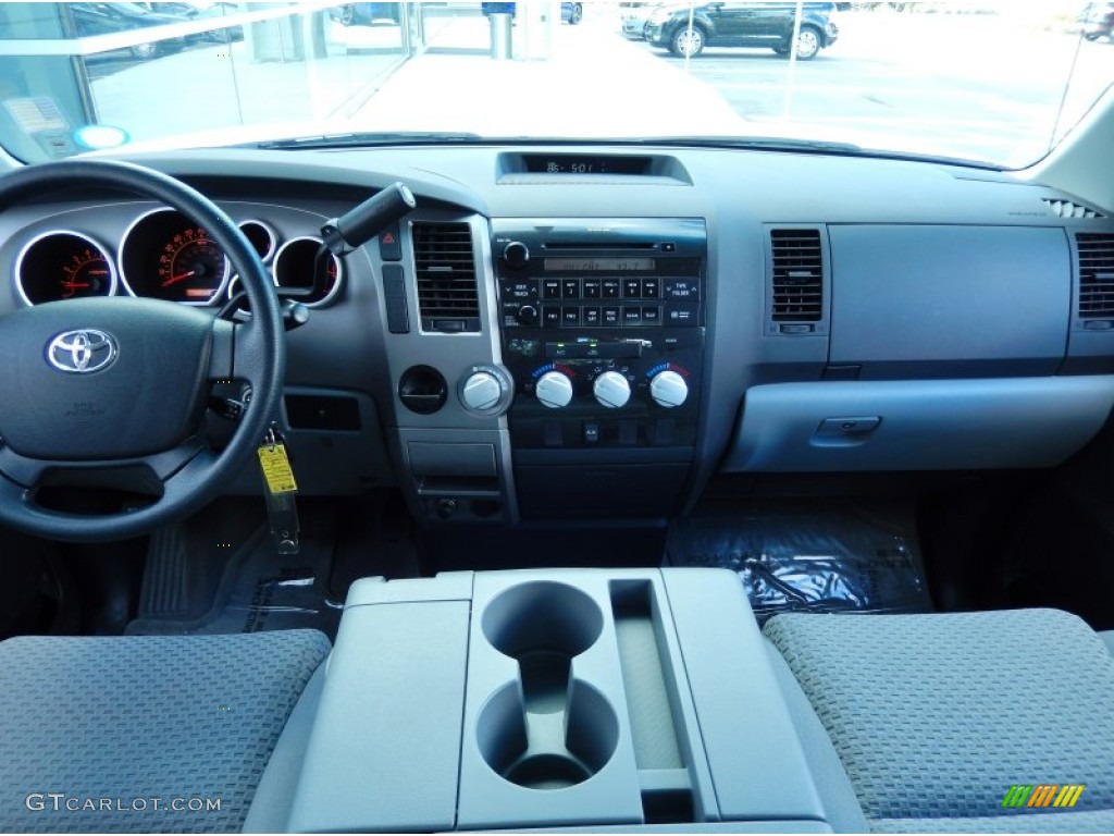 2010 Tundra Double Cab - Super White / Graphite Gray photo #19