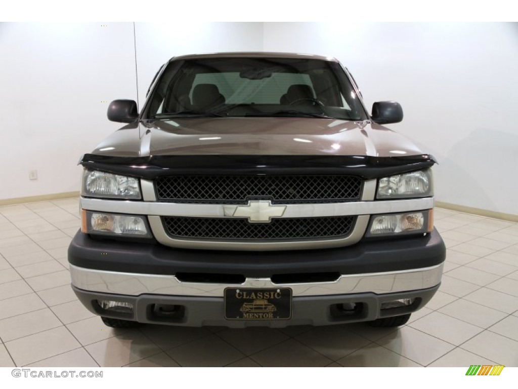 2003 Silverado 1500 LT Extended Cab 4x4 - Light Pewter Metallic / Dark Charcoal photo #2