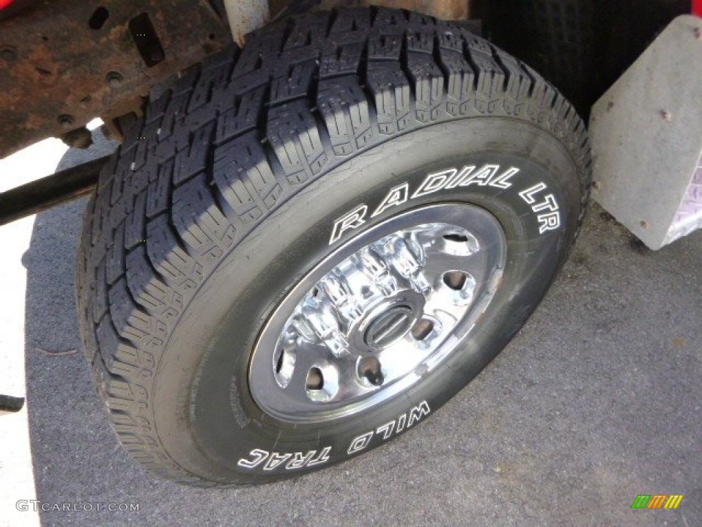 2002 F250 Super Duty XLT SuperCab 4x4 - Red Clearcoat / Medium Flint photo #3