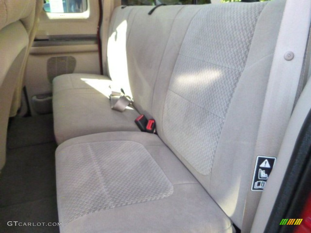 2002 F250 Super Duty XLT SuperCab 4x4 - Red Clearcoat / Medium Flint photo #6