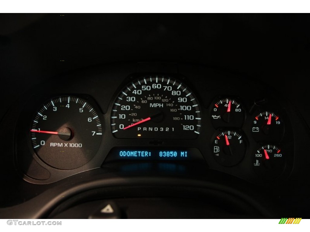 2008 Chevrolet TrailBlazer LT 4x4 Gauges Photo #86193610