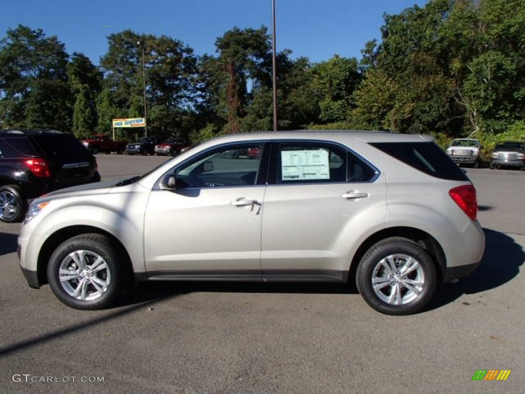 2014 Equinox LS - Champagne Silver Metallic / Jet Black photo #8