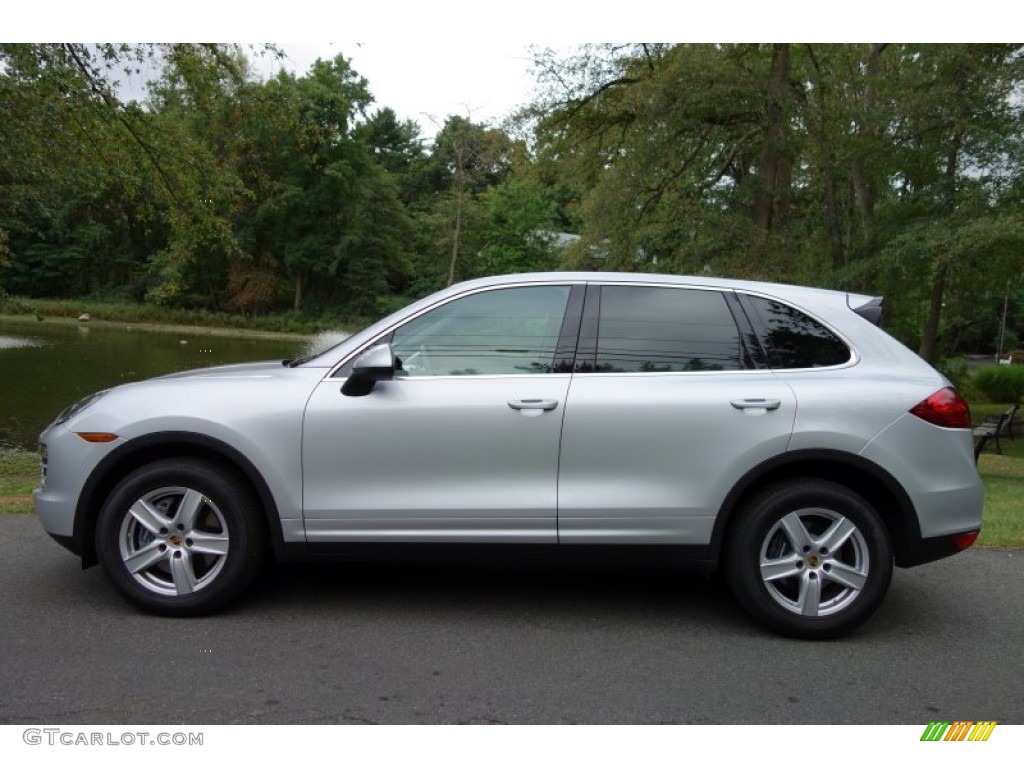 Classic Silver Metallic 2014 Porsche Cayenne Standard Cayenne Model Exterior Photo #86194608
