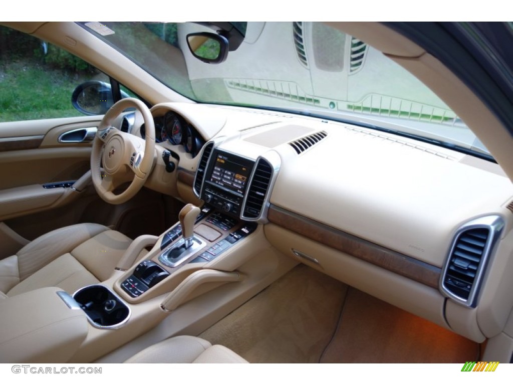 2011 Porsche Cayenne S Luxor Beige Dashboard Photo #86195498