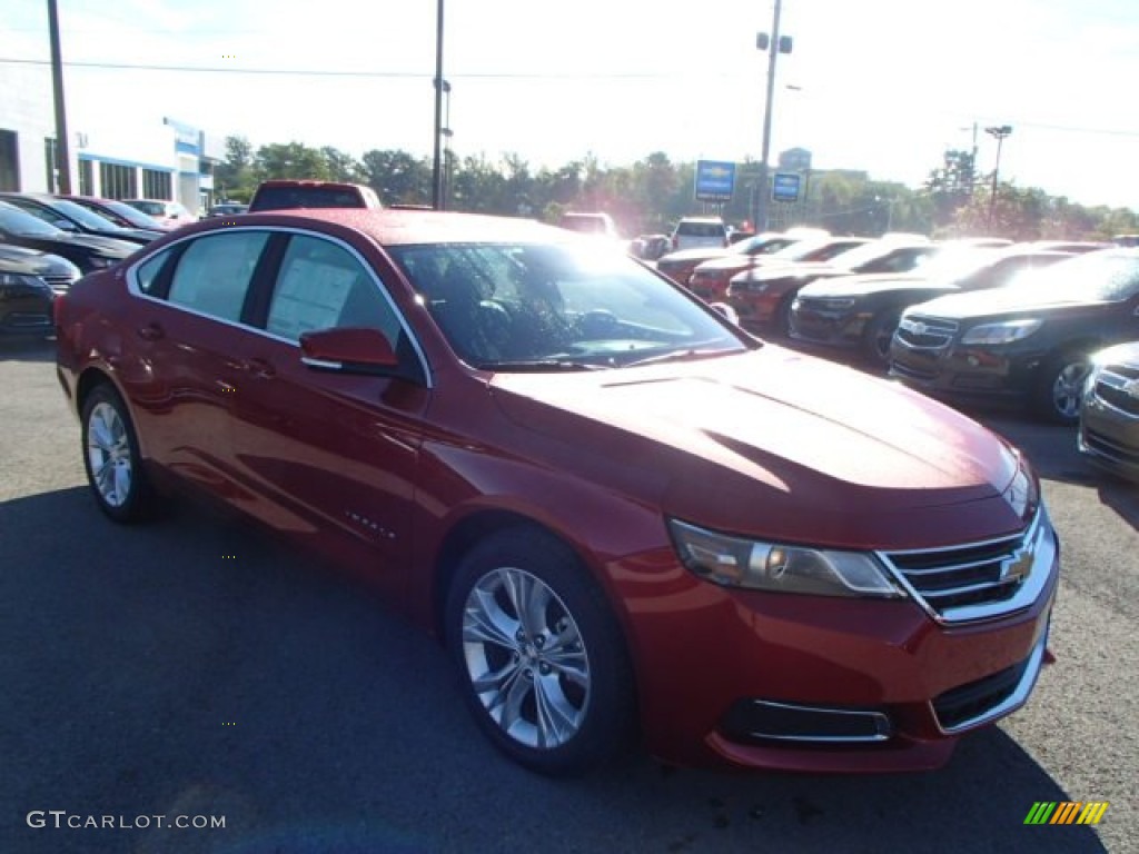 2014 Impala LT - Crystal Red Tintcoat / Jet Black photo #3