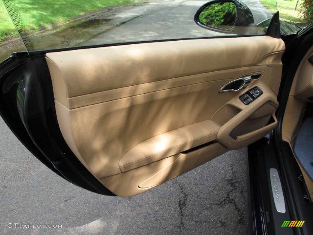 2013 Porsche 911 Carrera Coupe Luxor Beige Door Panel Photo #86195909