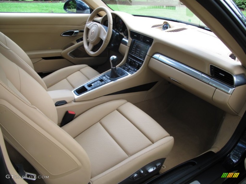2013 Porsche 911 Carrera Coupe Luxor Beige Dashboard Photo #86195933