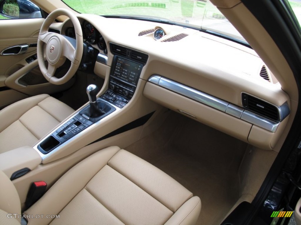 2013 Porsche 911 Carrera Coupe Luxor Beige Dashboard Photo #86196005