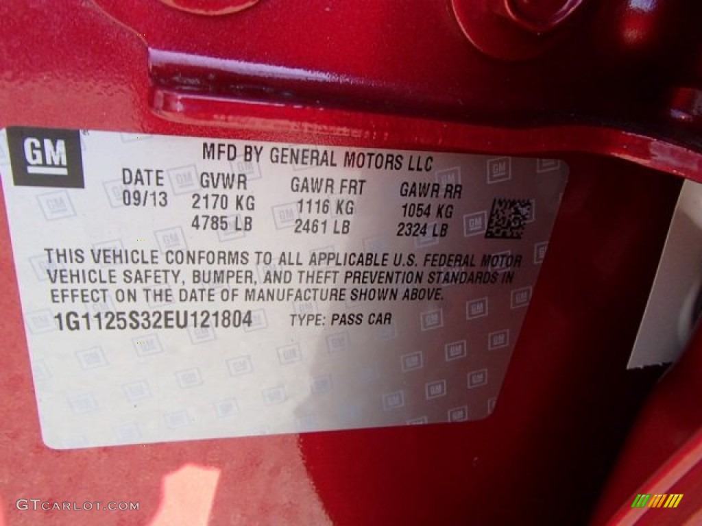 2014 Impala LT - Crystal Red Tintcoat / Jet Black photo #20