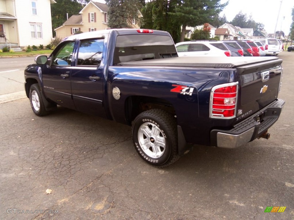 2009 Silverado 1500 LT Z71 Crew Cab 4x4 - Imperial Blue Metallic / Ebony photo #7