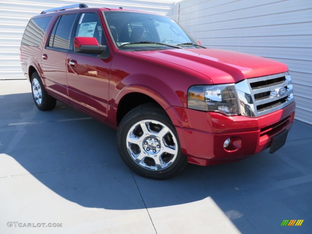 2014 Expedition EL Limited - Ruby Red / Charcoal Black photo #1