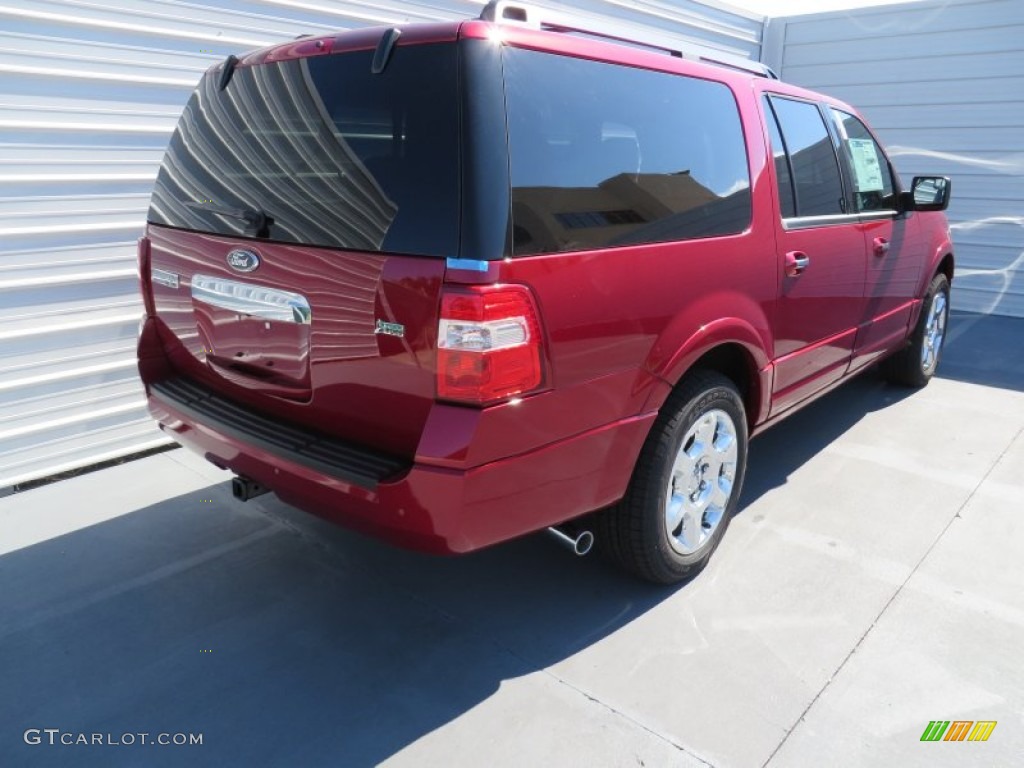 2014 Expedition EL Limited - Ruby Red / Charcoal Black photo #4